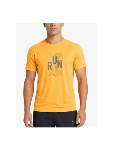 PUMA Run Logo Sun Stream Tee Orange