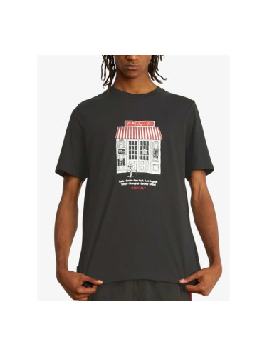PUMA Graphics Cafe Mens Tee Black