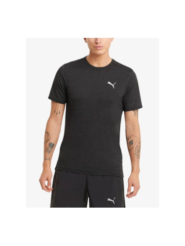 PUMA Run Favorite Heather Ss Tee Black