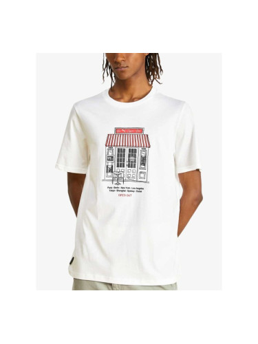 PUMA Graphics Cafe Mens Tee White