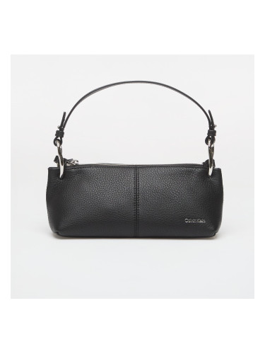 Чанта Calvin Klein Slouchy Leather Small Conv Bag Black Universal