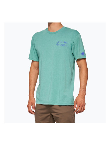 Мъжка тениска 100% Infinitee ocean blue heather