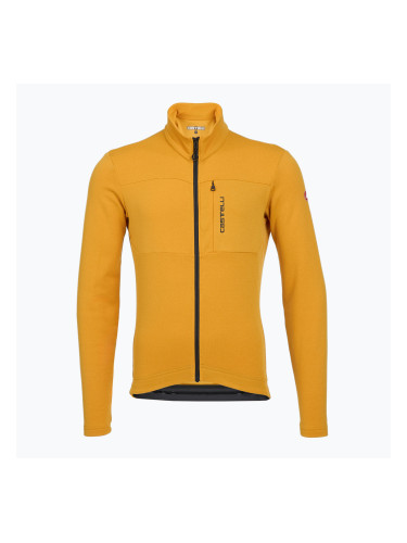 Мъжки суитшърт за колоездене Castelli Unlimited Trail 2 goldenrod/dark gray