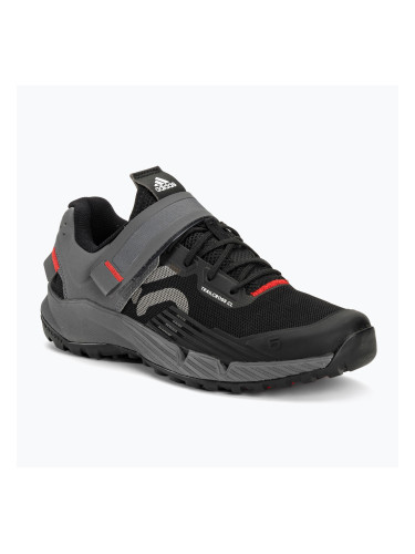 Дамски обувки за MTB колоездене adidas FIVE TEN Trailcross Clip в черно/сиво/червено