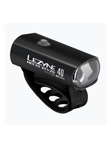 Преден фар за велосипед Lezyne Hecto Drive Stvzo 40 Front gloss black
