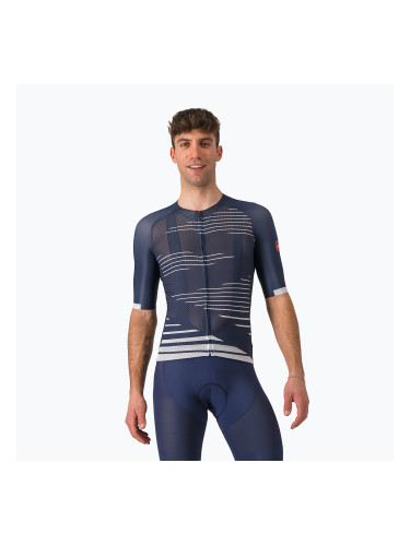Мъжка колоездачна тениска Castelli Climber's 4.0 belgian blue/silver grey