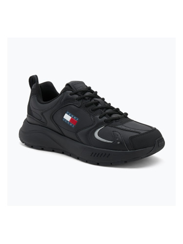 Мъжки обувки Tommy Jeans Runner Leather black