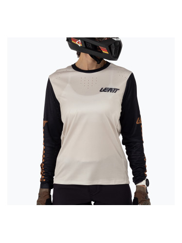 Дамска блуза с дълъг ръкав за колоездене Leatt MTB Enduro 4.0 W cream