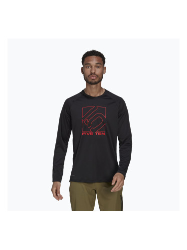 Мъжки велосипеден екип с дълъг ръкав adidas FIVE TEN Long Sleeve Jersey black