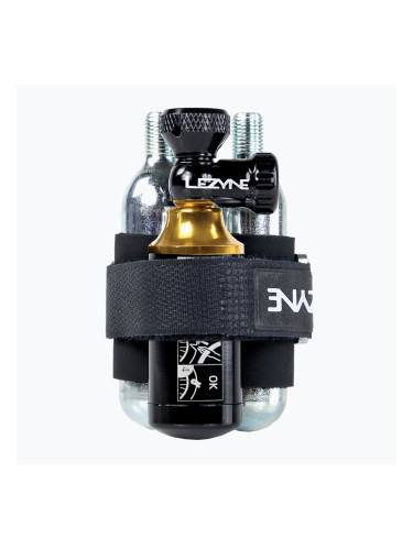 Комплект за ремонт на безкамерни гуми Lezyne Co2 Blaster black/gold