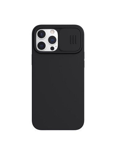 Гръб Nillkin Camshield Silky magnetic silicone case за iPhone 13 Pro Max - Черен