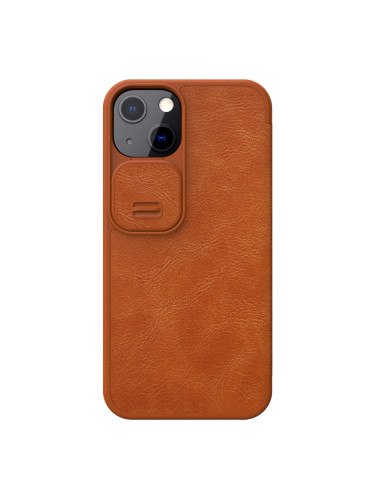 Калъф Nillkin Qin Book PRO Case за Apple iPhone 13 - Кафяв