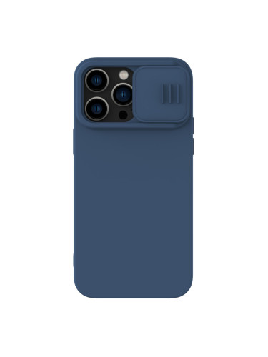 Гръб Nillkin CamShield Silky Magnetic silicone за iPhone 14 Pro - Син