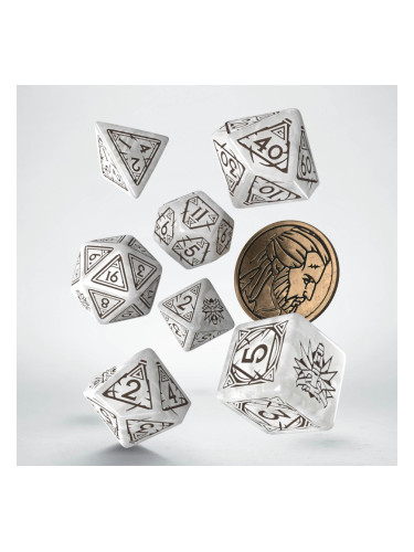  Комплект зарове The Witcher Dice Set: Geralt - The White Wolf (7)