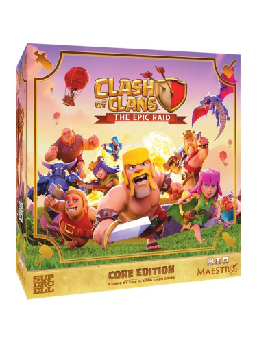  Настолна игра Clash of Clans: The Epic Raid (Core Edition) - Стратегическа
