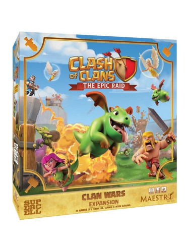  Разширение за настолна игра Clash of Clans: The Epic Raid - Clan Wars