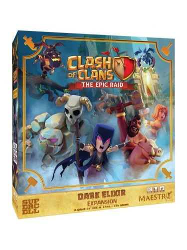  Разширение за настолна игра Clash of Clans: The Epic Raid - Dark Elixir