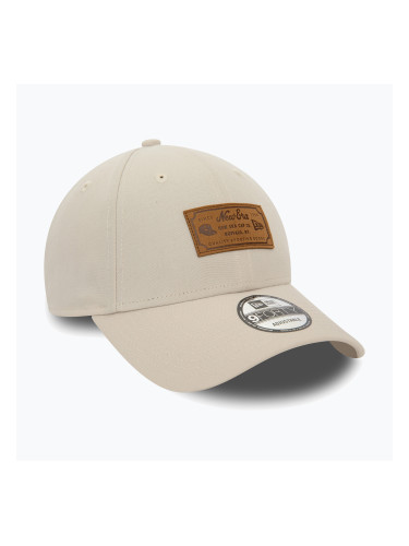 Мъжка бейзболна шапка New Era New World 9Forty light beige