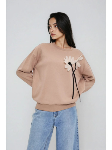 Дамски суитшърт Marisse L-BL-4919 КАФЕ
