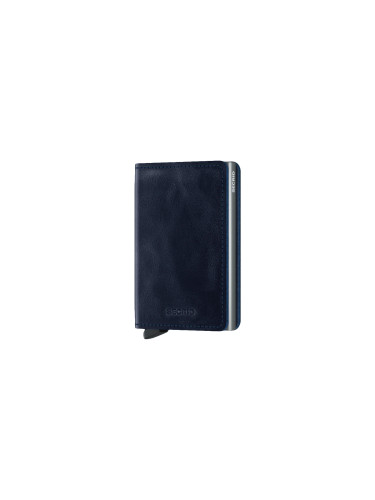 Secrid Slimwallet Винтидж син портфейл