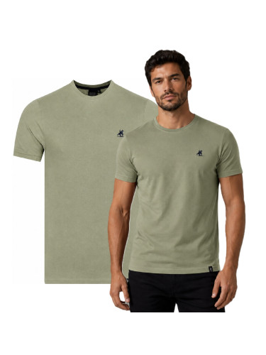 Мъжка тениска US Grand Polo, зелена