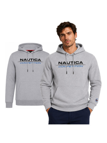 Мъжки суитшърт с цип Nautica, сив