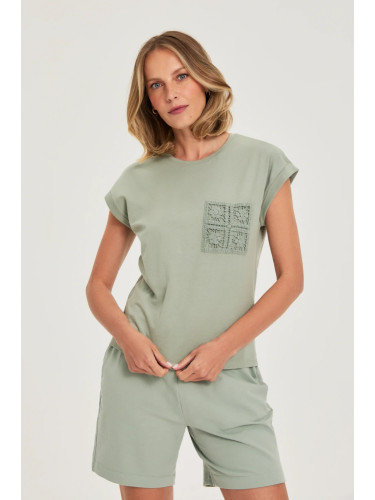 Marisse Women's Blouse L-Ts-4975 Olive