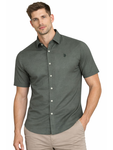 Мъжка риза с къс ръкав US Polo Assn.