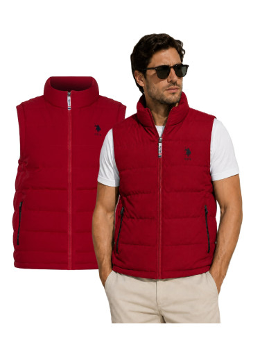 Мъжки елек US Polo Assn. червен