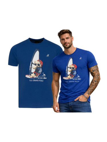 Тениска с щампа US Grand Polo