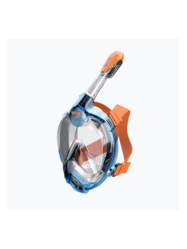 Детска цялолицева маска за шнорхелинг SEAC Magica 170-14BO blue/orange
