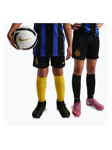 Детски футболни шорти Nike Inter Milan Dri-Fit Stadium Home black/university gold