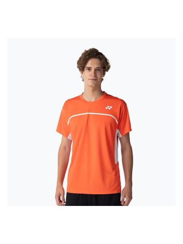 Мъжка тениска YONEX 10726 Practice Crew Neck cyber orange