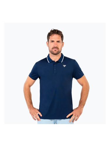 Мъжка поло тениска за тенис Tecnifibre Team Tech Polo marine