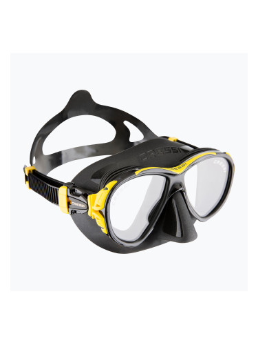Маска за гмуркане Cressi Naxos black/yellow
