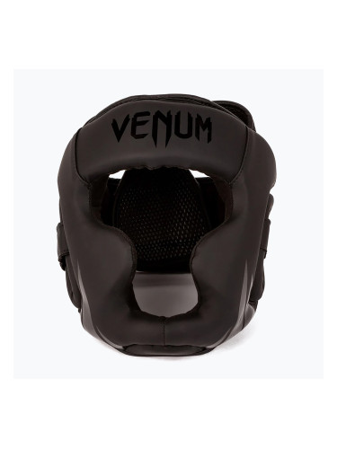Детска боксова каска Venum Challenger black/black