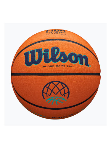 Wilson EVO NXT Шампионска лига баскетбол оранжев размер 7