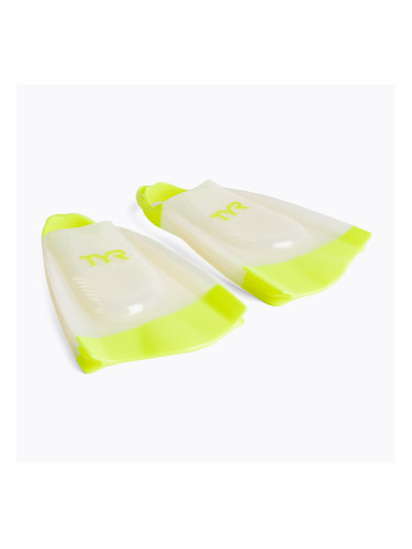Плавници за плуване TYR Hydroblade в бяло и зелено LFHYD