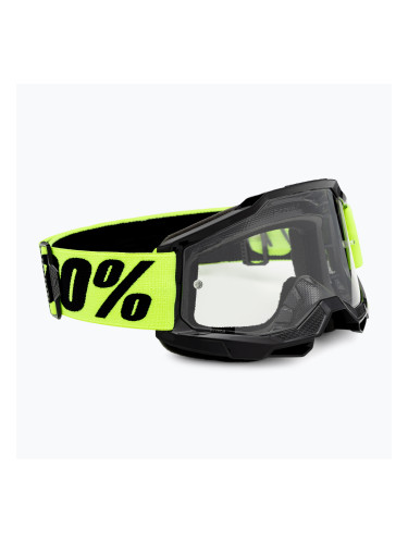 Очила за колоездене 100% Accuri 2 neon yellow/clear