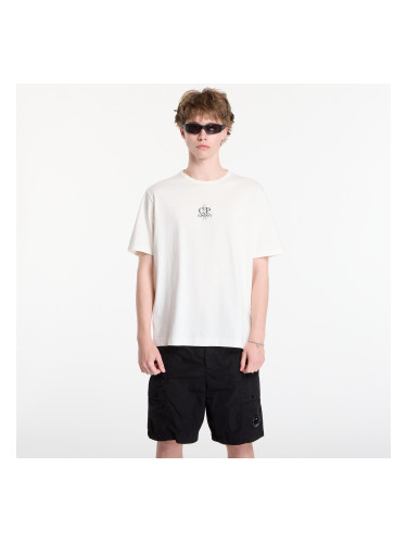 Тениска C.P. Company 1020 Jersey Short Sleeve Embroidery T-Shirt Gauze White S