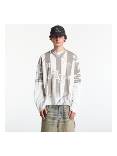 Тениска REPRESENT Printed Ls Football Top UNISEX Flat White L