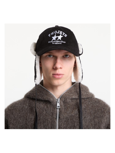 Шапка TwoJeys Heavy Silver Black Earflap Black Universal