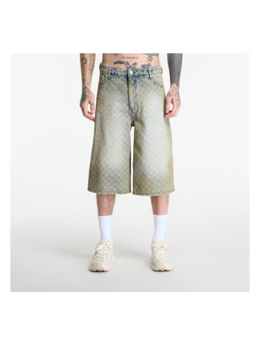 Къси панталони MISBHV Monogram Ocean Washed Denim Shorts Pale Blue 34