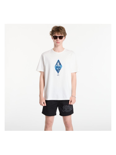 Тениска C.P. Company Compact 20/1 Jersey Short Sleeve British Sailor T-Shirt Off White L