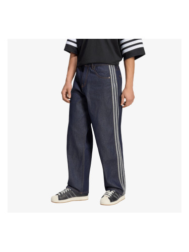 Панталони adidas Firebird Adicolor Denim Jeans Mid-Rise Straight Leg Indigo Denim 38
