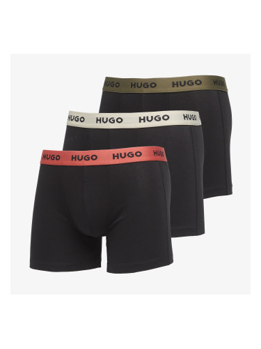 Боксерки Hugo Boss Men-B-Boxerbr Triplet Pack Black S