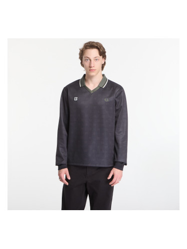 Тениска Fred Perry Meyba Printed Ls Polo Shirt Black L