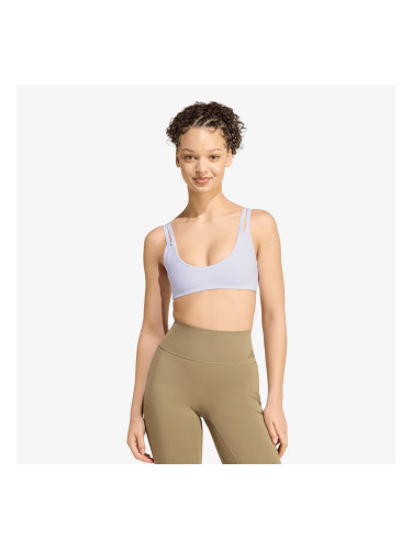 Сутиени adidas Optimé Workout Reversible Twist Light Support Bra Frozen Purple M
