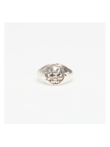 Пръстен TwoJeys Skull Signet Ring Silver 50 mm