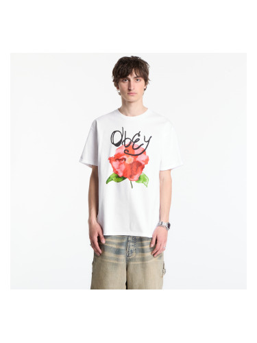 Тениска OBEY Watercolor Poppy White L